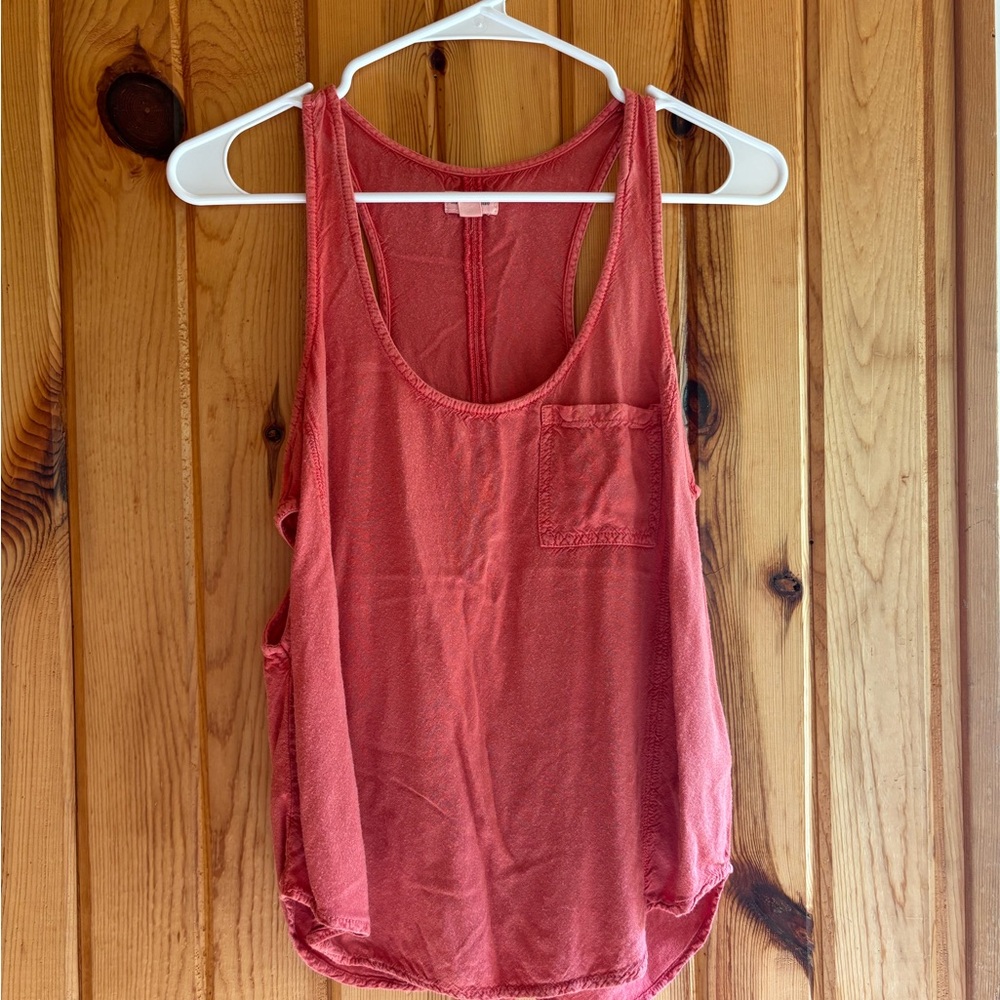 Vintage Red Sleeveless Top
